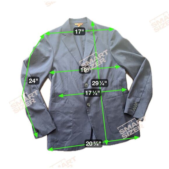 New BARENA Venezia Borgo Palio Navy Lightweight Mens Blazer Jacket Italian Sz46 - Picture 14 of 16